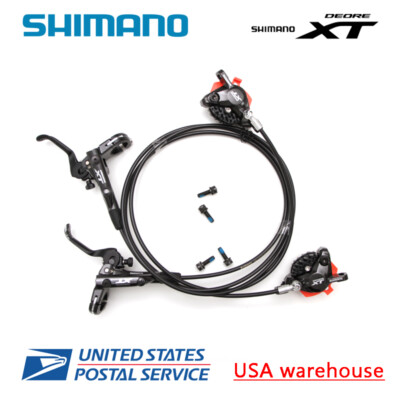 shimano xt brake set with rotors